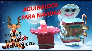 AGUINALDOS AGUINALDOS PARA NAVIDAD  MANUALIDADES PARA NIÃ‘OS [upl. by Ttsepmet]