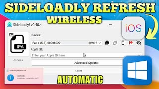 Sideloadly Automatic amp Wireless App Refresh  Auto Sign Apps [upl. by Annig690]