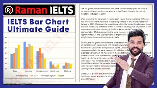 IELTS Writing task 1 Bar chart lesson with Raman [upl. by Nnayar]