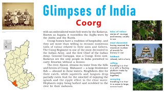 Glimpses of India  Coorg Class 10 Explanation in Hindi by Ajeet Sir [upl. by Posehn]