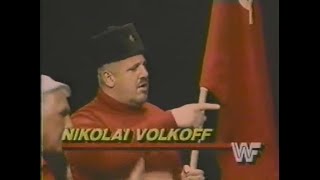 Killer Bees vs Iron Sheik amp Nikolai Volkoff Championship Wrestling May 24th 1986 [upl. by Eastlake]