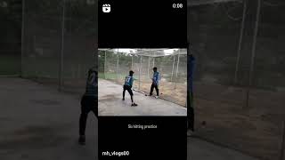 Six hitting practice 😱 😱cricketlovershortsvideoviratkohliindiancricketindiacricketlovergym [upl. by Lleze]