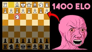 COMMENT BATTRE UN 1400 ELO AUX ECHECS [upl. by Udall]