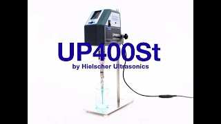 Ultrasonic Homogenizer UP400St 400 Watts by Hielscher Ultrasonics [upl. by Nahtanohj]