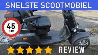 Snelste scootmobiel van Nederland  45km per uur  For Motion Forty5  PRIMEUR 🔥🔥🔥 [upl. by Benedikta]