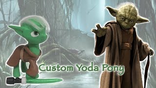 Custom YODA Pony  DIY Custom MLP  Cotton Candy Customs [upl. by Haerdna327]