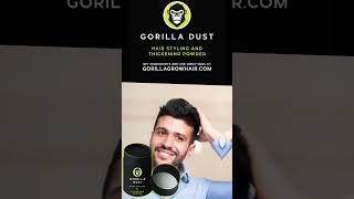 Gorilla Dust  Hair Powder For Men Styling Volumizing Thickening [upl. by Leund]