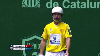 CAMPEONATO MUNDIAL DE PELOTA VASCA JAIALAI ESPAÑA A VS EAPAÑA B [upl. by Eidualc544]