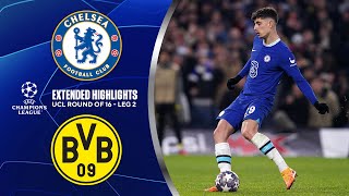 Chelsea vs Borussia Dortmund Extended Highlights  UCL Round of 16  Leg 2  CBS Sports Golazo [upl. by Abisha]