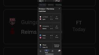 Division 1 Feminine Football Scores division1feminine [upl. by Dorothea988]