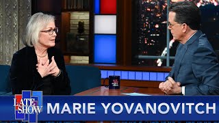 Marie Yovanovitch On Ukraines ComedianTurnedPresident And Her quotF You Putinquot Bracelet [upl. by Animsay]