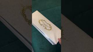 Wedding invitation cards sitarayaseen shorts reels shortvideo weddingcards wednesday [upl. by Petronille]