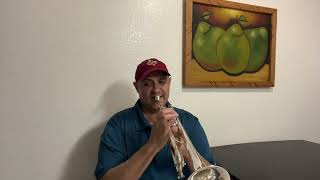 TMEA AllState Texas Band 2025 Trumpet Etude 1 Practice Video [upl. by Tierell]