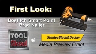 Bostitch Smart Point Brad Nailer  First Look  Tool Skool [upl. by Tully]