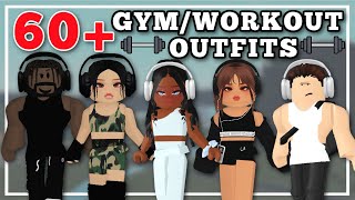 60 GYM amp WORKOUT Outfit Codes in Bloxburg [upl. by Audette]