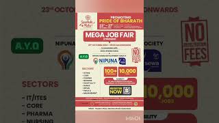 Mega job fair Hyderabad jobnews jobs [upl. by Anoirb]