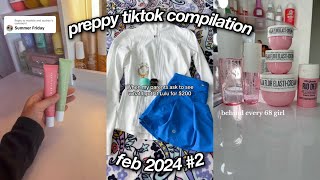 PREPPY TIKTOK COMPILATION 24 6 [upl. by Duaner]