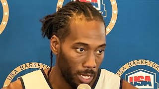 “We Knew What It Was” Kawhi Leonard Reacts To Paul George Leaving Clippers [upl. by Tehc]