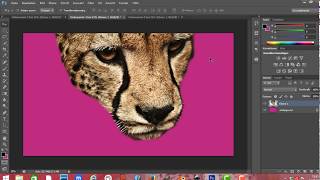 Photoshop cs6 Tutorial Deutsch für Anfänger Hintergrundfarbe ändern [upl. by Jarietta64]