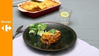 Herfstrecept lasagne met hesp pompoen en wortelen [upl. by Inttirb]