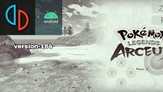 PocoF3 Yuzu Emulator Pokemon Legends Arceus Gameplay [upl. by Oelak]