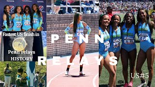 PENN RELAYS 2024 VLOG… Grwm  Full Races and more Fastest US time in Penn relays HISTORY [upl. by Bo469]