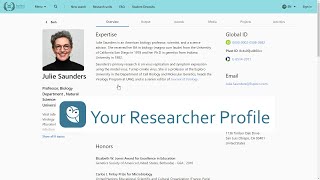 Your Researcher Profile [upl. by Ojibbob]