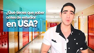 ¡Lo que debes saber para estudiar en Estados Unidos [upl. by Etteoj]