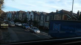 Bristol electric bus 48a Stapleton Road to Frenchay [upl. by Avid]