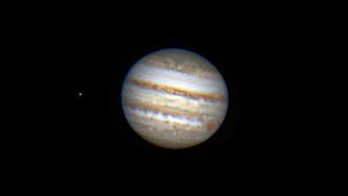 Jupiter with my 5  Telescope  Opposition 2022 [upl. by Eolc]