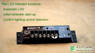 Sunlight Solar Lighting Controller By Morningstar [upl. by Olvan]