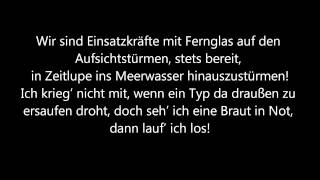 Kollegah  Der Rettungsschwimmer Lyrics HQ [upl. by Arahsit]