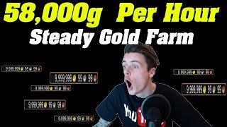 Legion 58000 Gold Per Hour  10 Hour farming Session  Crab skinning [upl. by Cherry]