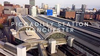 Above Piccadilly station and Mayfield depot Manchester [upl. by Enohs]