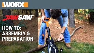 WORX JawSaw  How To Assembly amp Prep [upl. by Oivatco256]