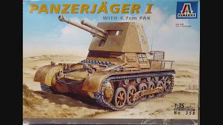 ItaleriZvezda Panzerjager I with 47cm Pak Kit 358 [upl. by Aneri]