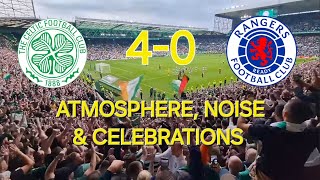 Celtic 40 Rangers  Atmosphere Celebrations amp Noise  3 September 2022 [upl. by Mika1]