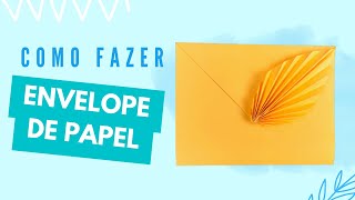 Como fazer envelope de papel  Envelopes criativos para cartas DIY [upl. by Sculley]