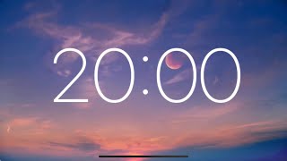 20 Minute Timer  Relaxing Sunset Music [upl. by Lalad458]