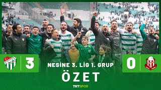 Nesine 3Lig 1Grup  Bursaspor  Kemerkent Bulvarspor Özet [upl. by Gombach631]