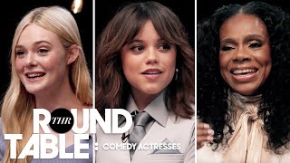 Comedy Actress Roundtable Jenna Ortega Sheryl Lee Ralph Elle Fanning Ayo Edebiri amp More [upl. by Lissner230]