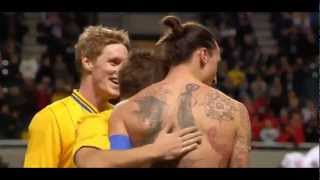 Zlatan Ibrahimovics Wonder Goal Vs England Home HD 720p  English Commentary [upl. by Leiuqese]