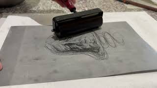 Melting Face  Litho Plate Printing ASMR [upl. by Ynohtnanhoj]