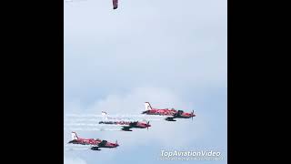 Royal Australian Air Force Roulettes Aerobatic Team Singapore Airshow [upl. by Noslrac]