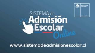 Tutorial para Apoderados Sistema de Admisión Escolar [upl. by Semaj]