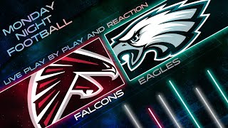 Falcons vs Eagles Live Play by Play amp Reaction [upl. by Inwat]