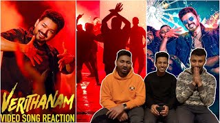 VERITHANAM Video Song Reaction  BIGIL  Thalapathy Vijay  AR Rahman  Atlee [upl. by Gaillard]