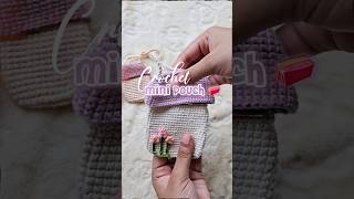 Mini coin pouches  Crochet Malayalam crochet crochetpouch [upl. by Eiten]