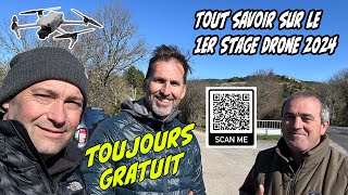 STAGES DRONE GRATUITS  Revenons sur le 1er stage 2024 qui s’est déroulé le 2303 en Lozère [upl. by Meekah]