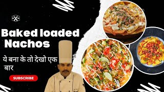 Baked Loaded Nachos 😋 short ytshorts chef [upl. by Alyworth]